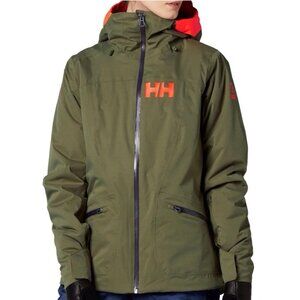 Helly Hansen Women’s Powderqueen 3.0 Ski Jacket Olive Green Size XS Winter
